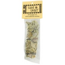 Sage Spirit Smudge Wand Small White Sage 4 -5 Inches Incense - 1 Ea   